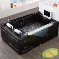 Best sell small size acrylic free standing whirlpool bathtub