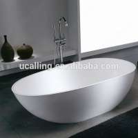 Free Standing Acrylic Solid Surface Bathtub, Artificial Stone Bathtub