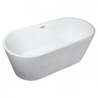 Good quality high glossy finish pure white soaking stand along acrylic bath tubs